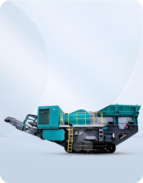 Tracked mobile crushing plant